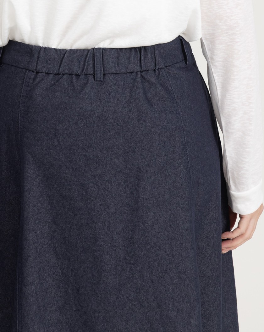 俐落感立體剪裁花苞裙(兩色)