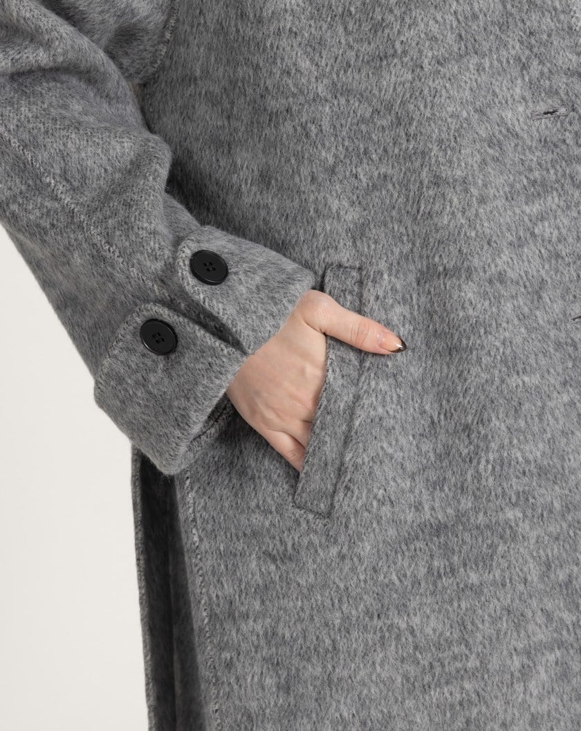 雙面呢羊毛長版大衣