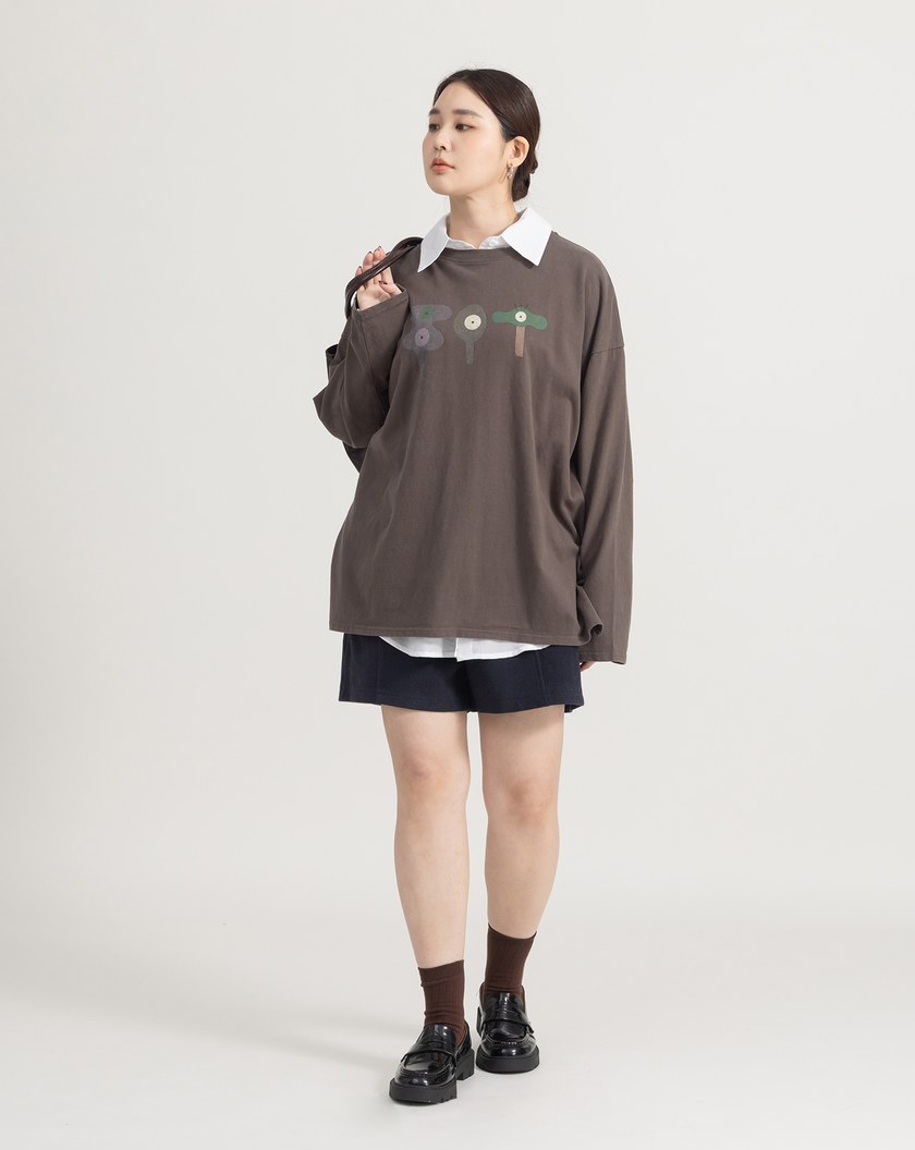 遮胯必備口袋造型羊毛A字短褲(兩色)