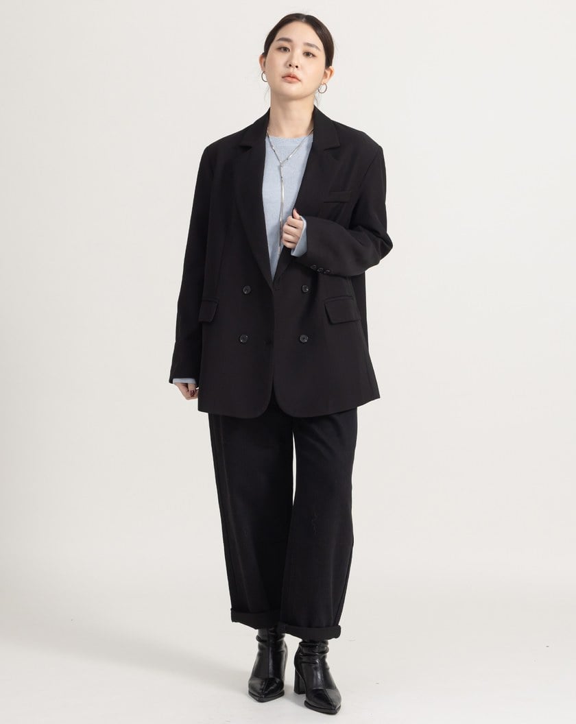 不易皺簡約針織上衣(四色)