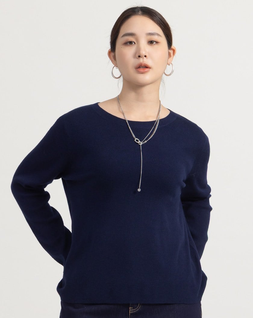 不易皺簡約針織上衣(四色)