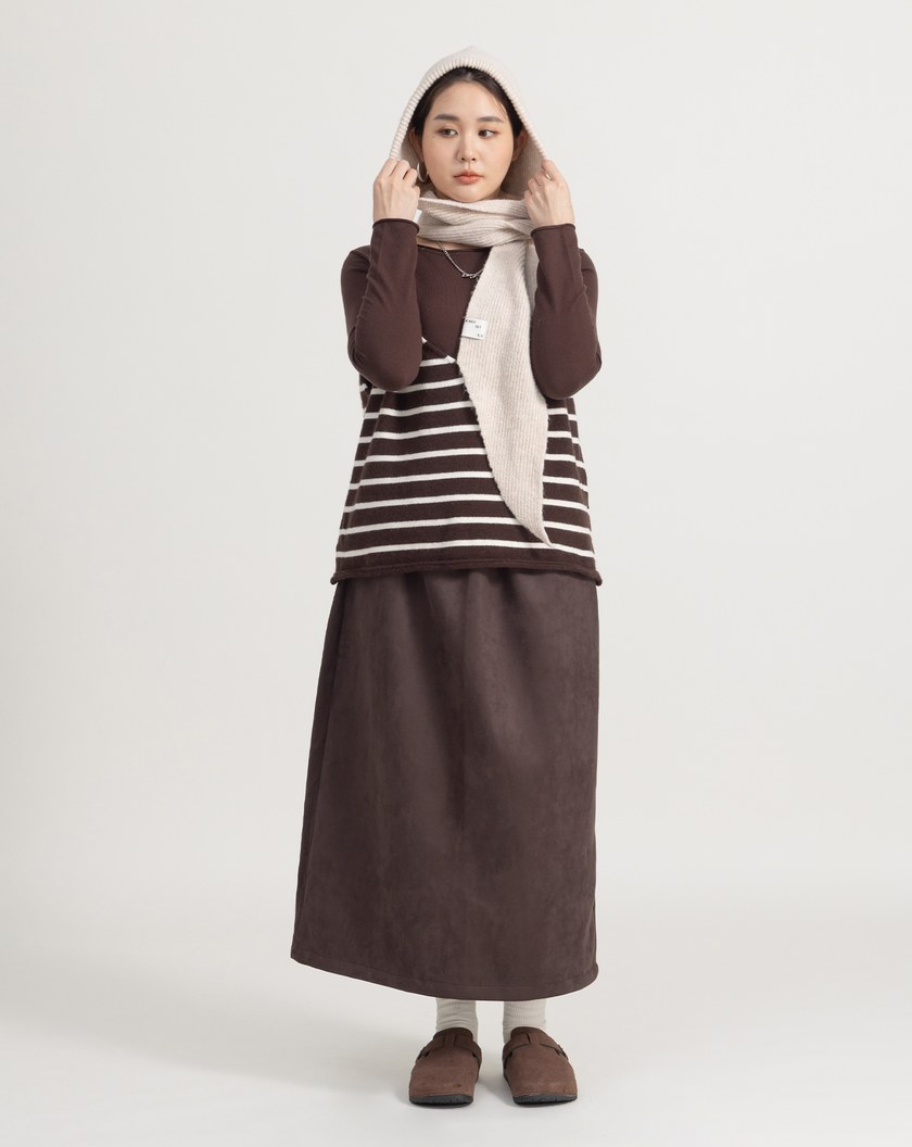 isn'tblue溫暖連帽圍巾(兩色)