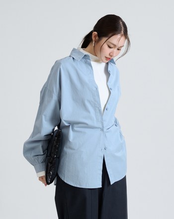 態度感純棉寬版襯衫(兩色)