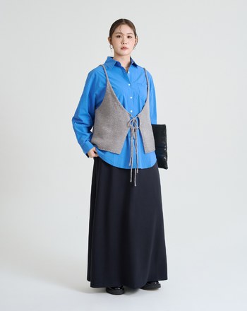 不挑身形彈性直筒長裙(兩色)