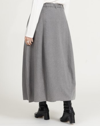 俐落感立體剪裁花苞裙(兩色)