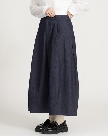 俐落感立體剪裁花苞裙(兩色)