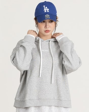 not today繡花開衩連帽大學T(兩色)