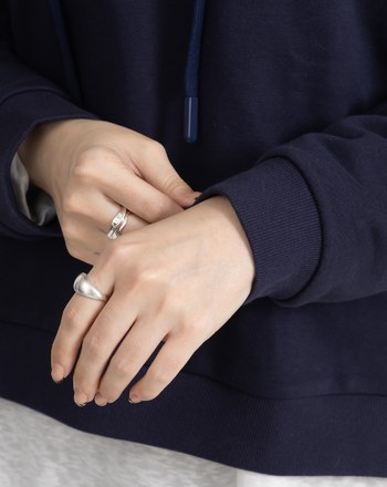 not today繡花開衩連帽大學T(兩色)