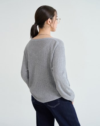 立體織紋開襟針織外套(兩色)