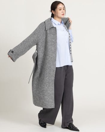 雙面呢羊毛長版大衣