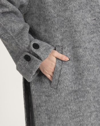 雙面呢羊毛長版大衣