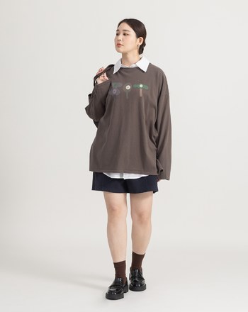 遮胯必備口袋造型羊毛A字短褲(兩色)