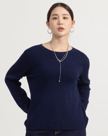 不易皺簡約針織上衣(四色)